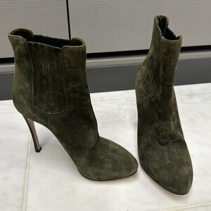 Gianvito Rossi Army Suede Booties